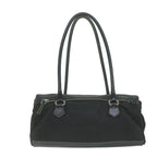 PRADA Shoulder Bag Nylon Leather Black  bs11810