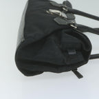PRADA Shoulder Bag Nylon Leather Black  bs11810