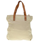 PRADA Hand Bag Nylon Beige  bs11811