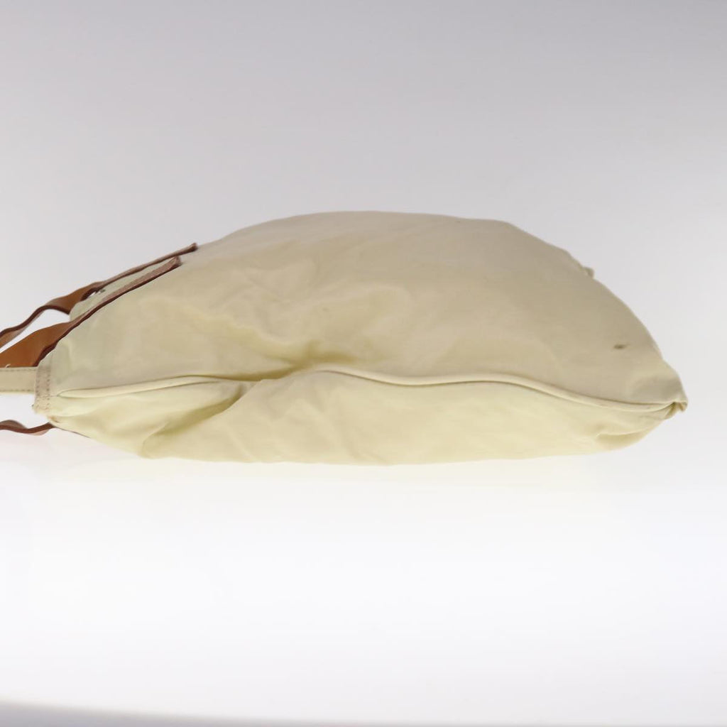 PRADA Hand Bag Nylon Beige  bs11811