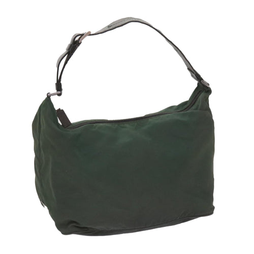 PRADA Shoulder Bag Nylon Green  bs11812