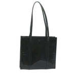 PRADA Shoulder Bag Patent leather Black  bs11846