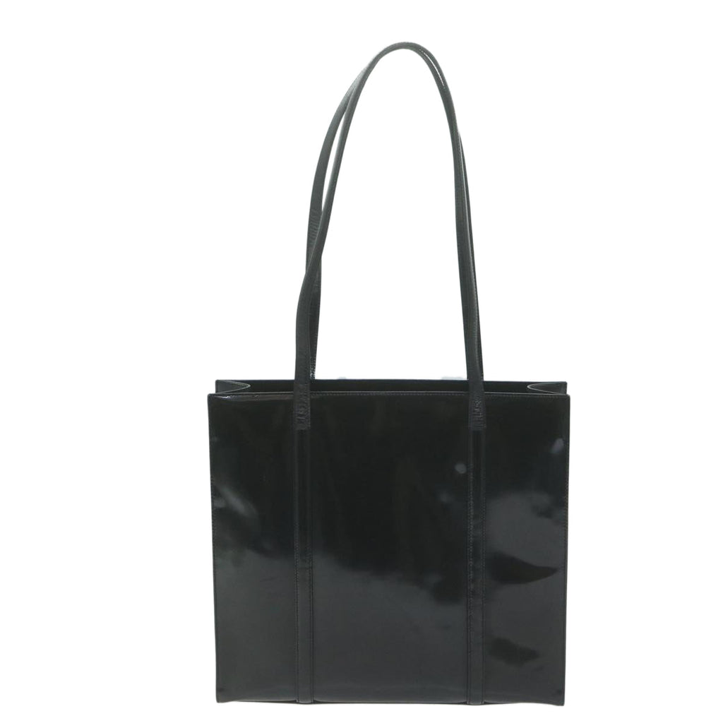 PRADA Shoulder Bag Patent leather Black  bs11846
