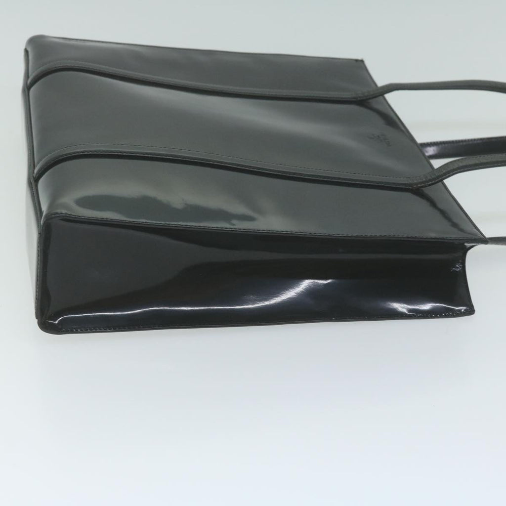 PRADA Shoulder Bag Patent leather Black  bs11846