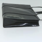 PRADA Shoulder Bag Patent leather Black  bs11846