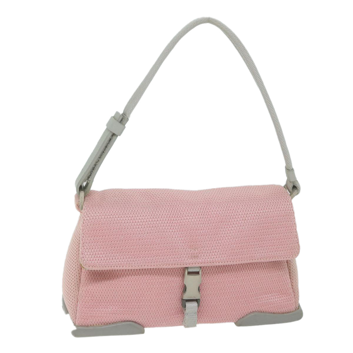PRADA Hand Bag Nylon Pink  bs11848