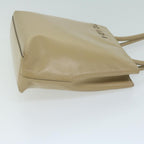 PRADA Shoulder Bag Leather Beige  bs11849