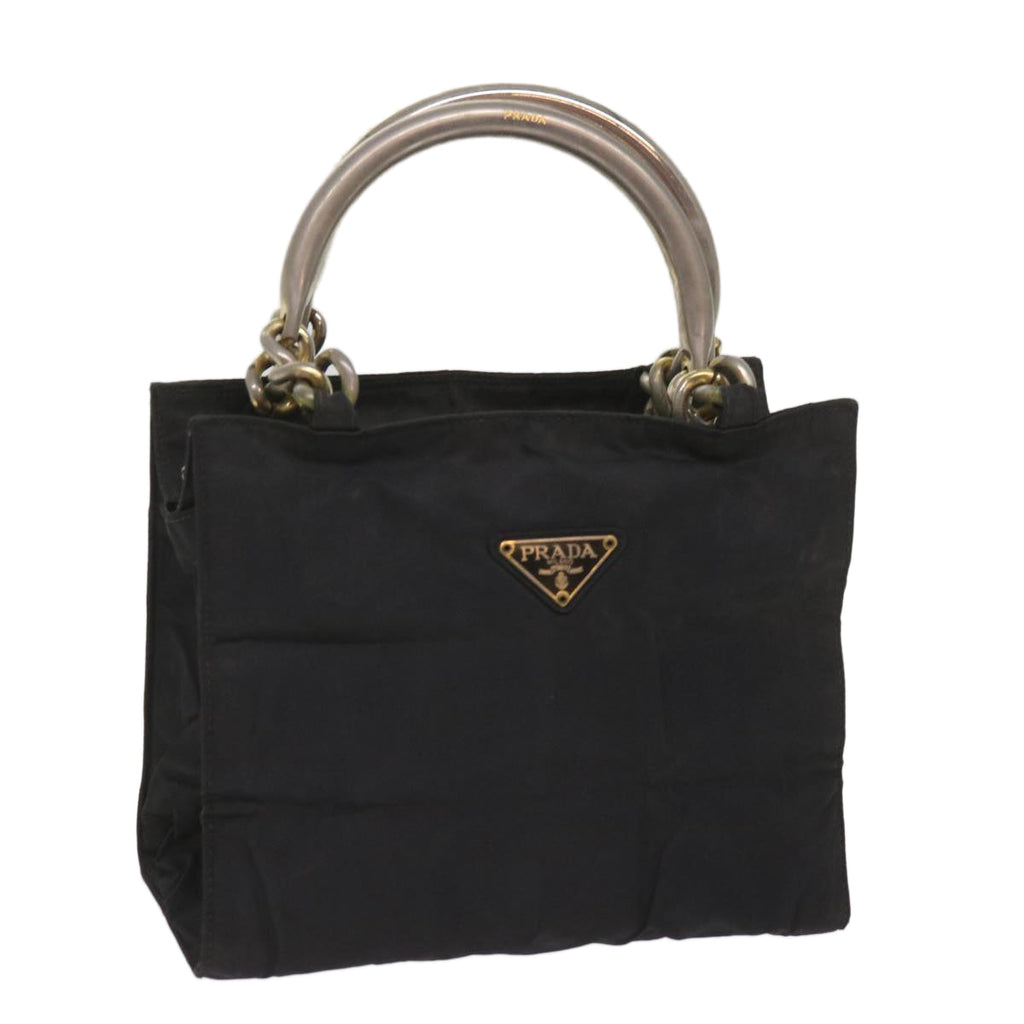 PRADA Hand Bag Nylon Black  bs11853