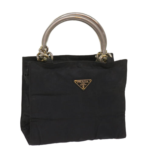 PRADA Hand Bag Nylon Black  bs11853