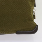 PRADA Shoulder Bag Wool Khaki  bs11854