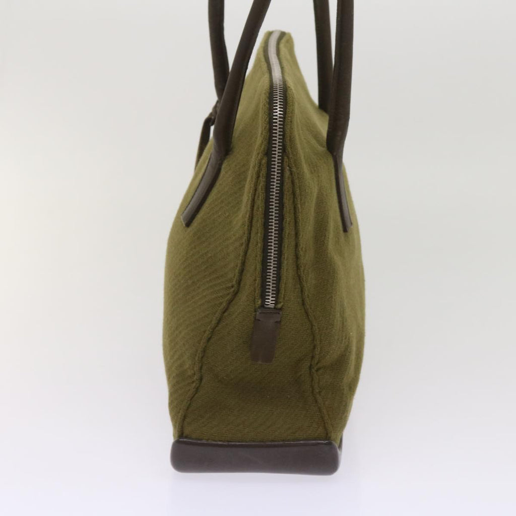 PRADA Shoulder Bag Wool Khaki  bs11854