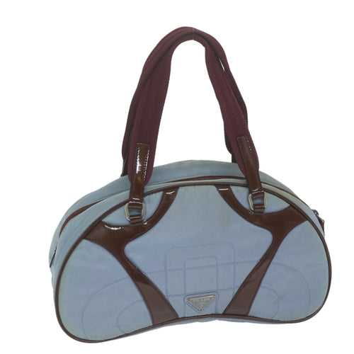 PRADA Hand Bag Nylon Light Blue  bs11864