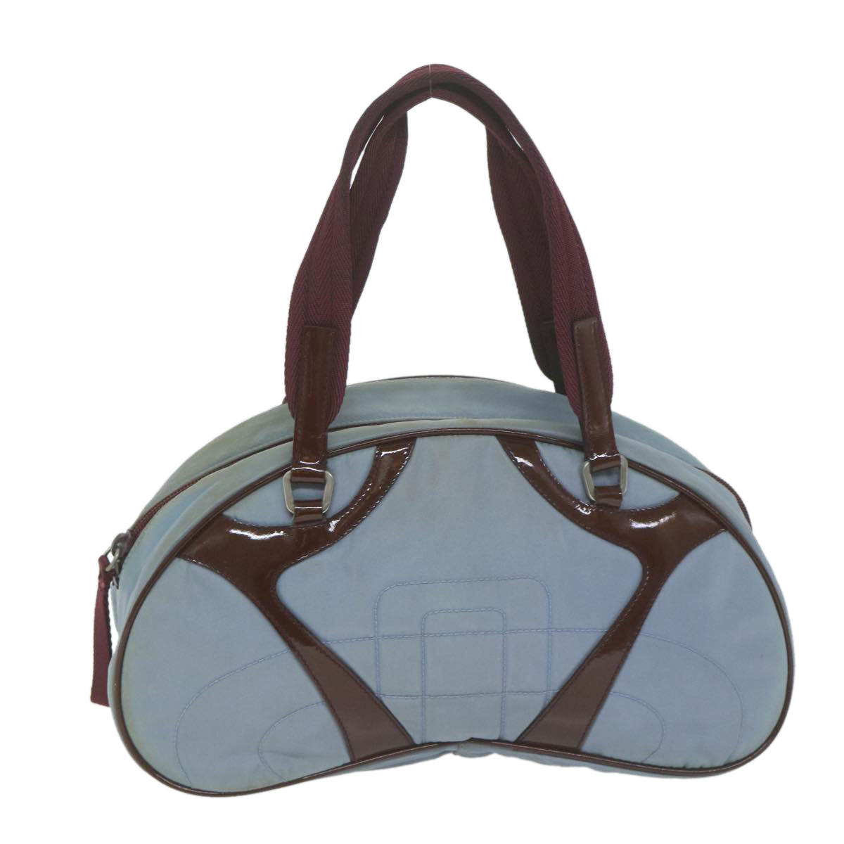PRADA Hand Bag Nylon Light Blue  bs11864