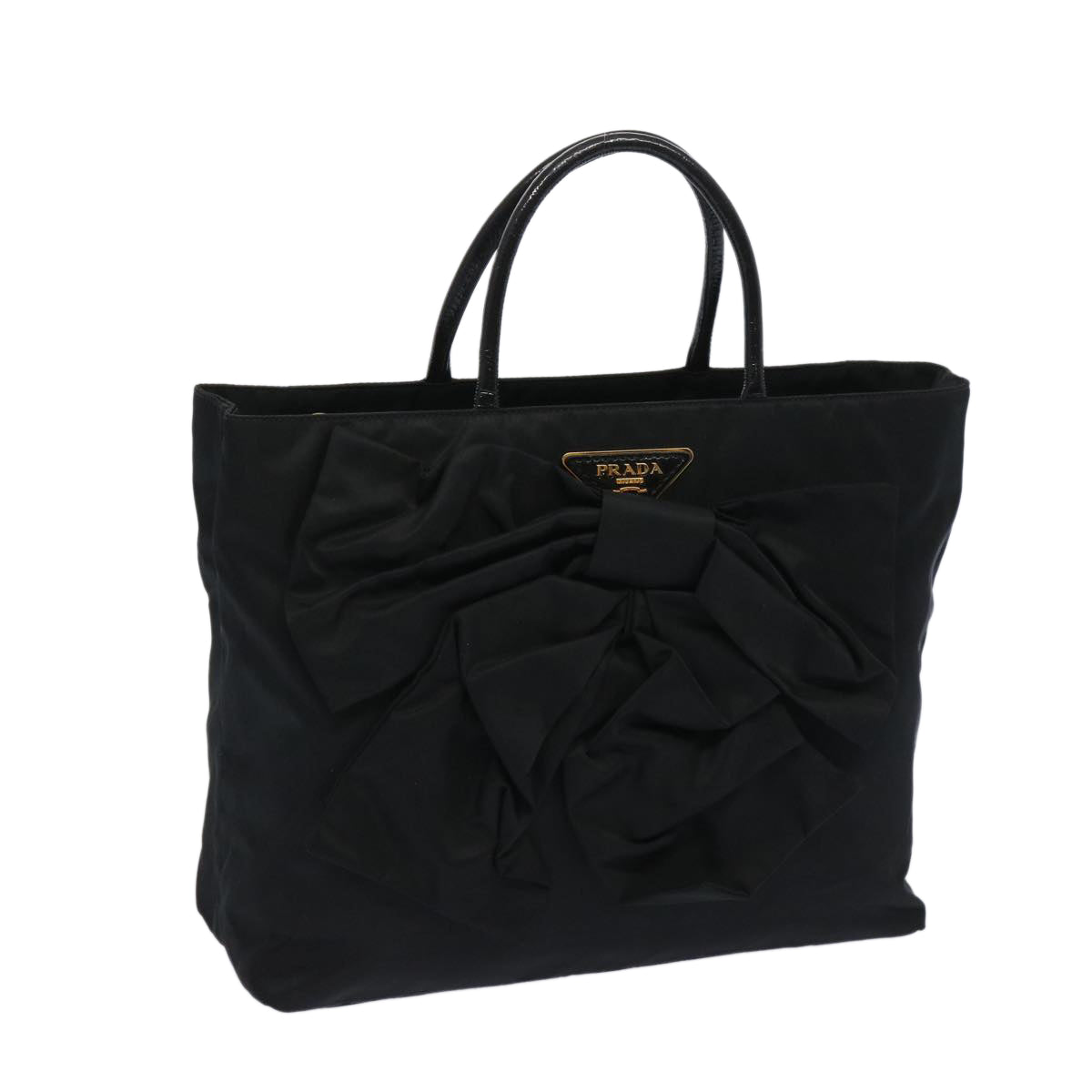 PRADA Hand Bag Nylon Black  bs11888