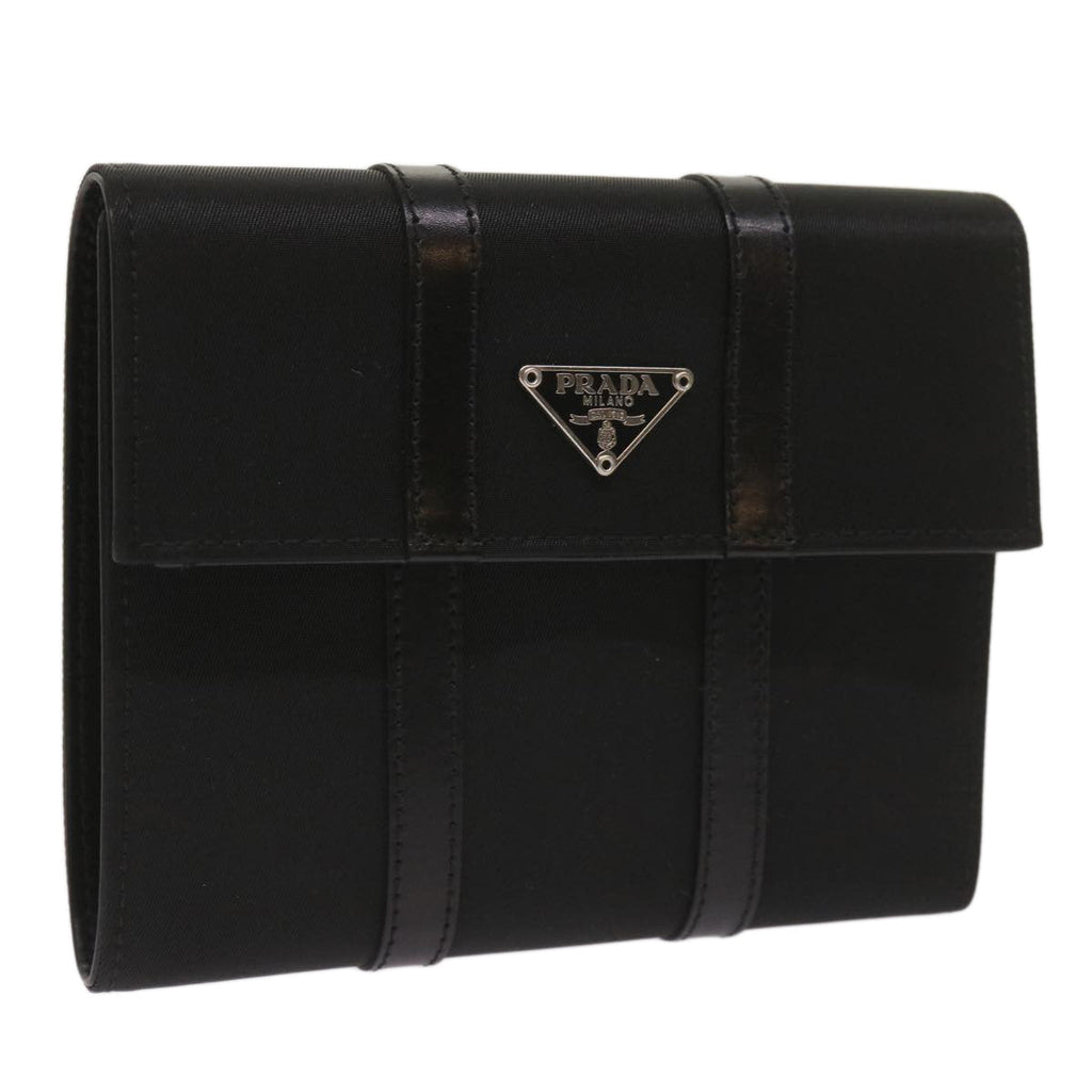 PRADA Wallet Nylon Black  bs11938