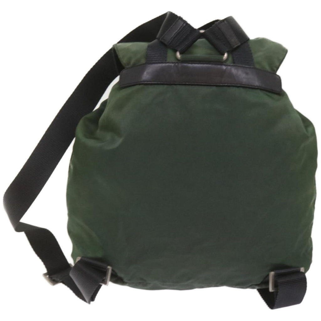 PRADA Backpack Nylon Green  bs11956