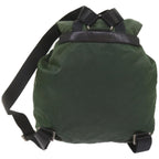 PRADA Backpack Nylon Green  bs11956