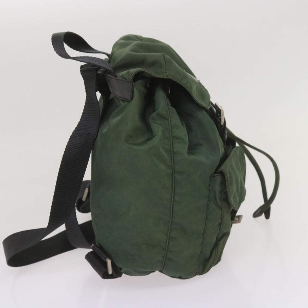PRADA Backpack Nylon Green  bs11956