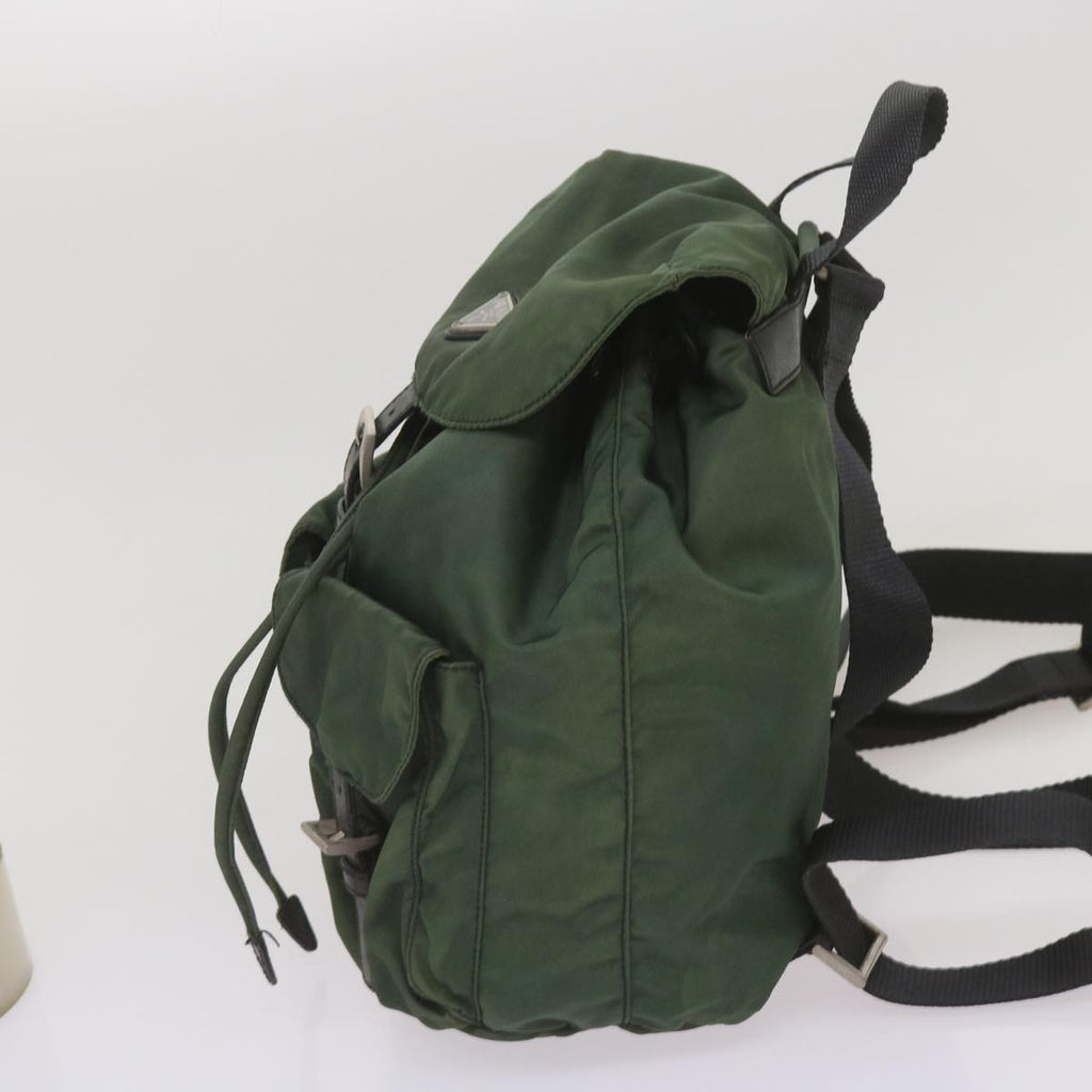 PRADA Backpack Nylon Green  bs11956