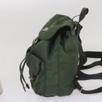 PRADA Backpack Nylon Green  bs11956