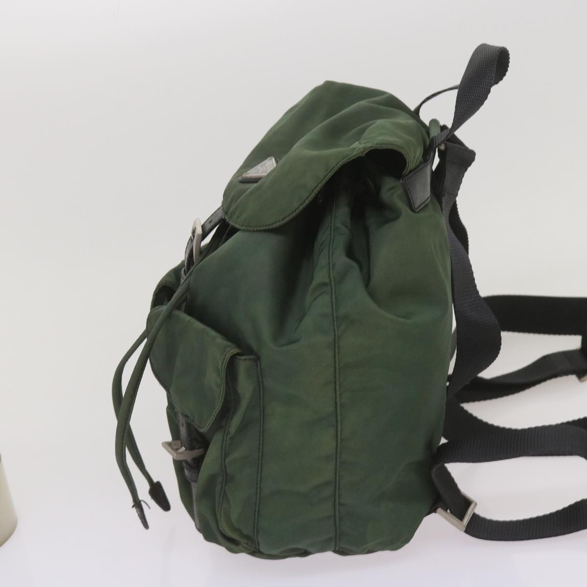 PRADA Backpack Nylon Green  bs11956