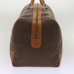 CELINE Macadam Canvas Boston Bag PVC Brown  12004