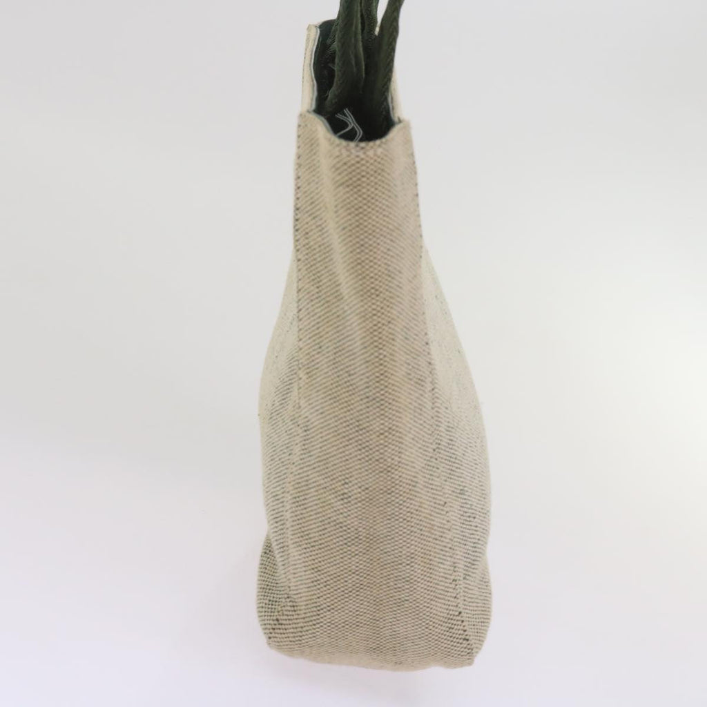 PRADA Sports Hand Bag Canvas Green Beige bs12012