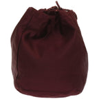 PRADA Shoulder Bag Satin Wine Red  bs12014