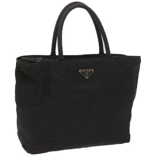 PRADA Hand Bag Nylon Black  bs12019
