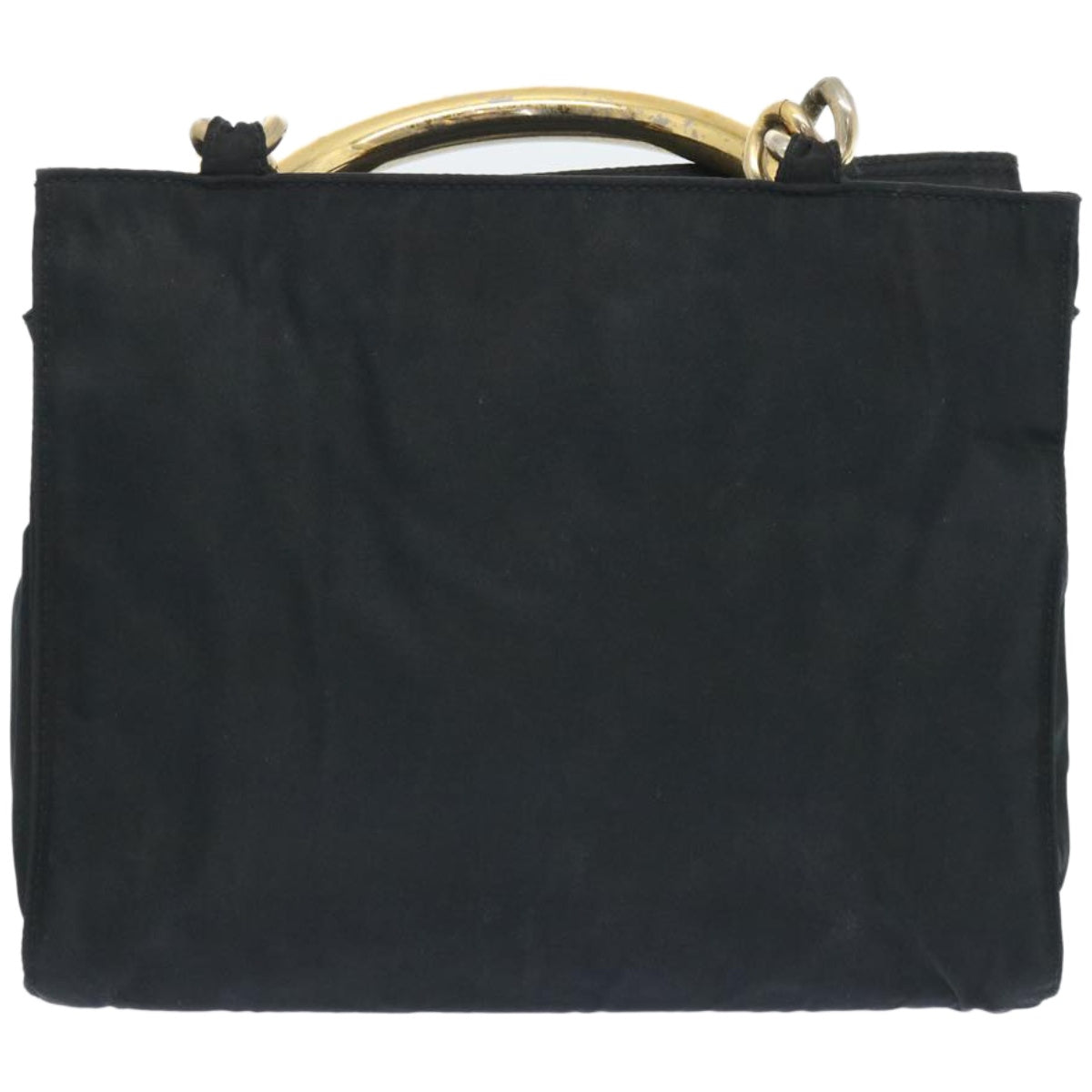 PRADA Hand Bag Nylon Black  bs12021