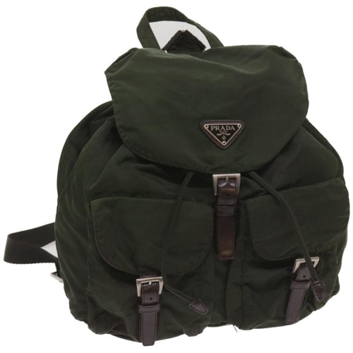 PRADA Backpack Nylon Khaki  bs12024