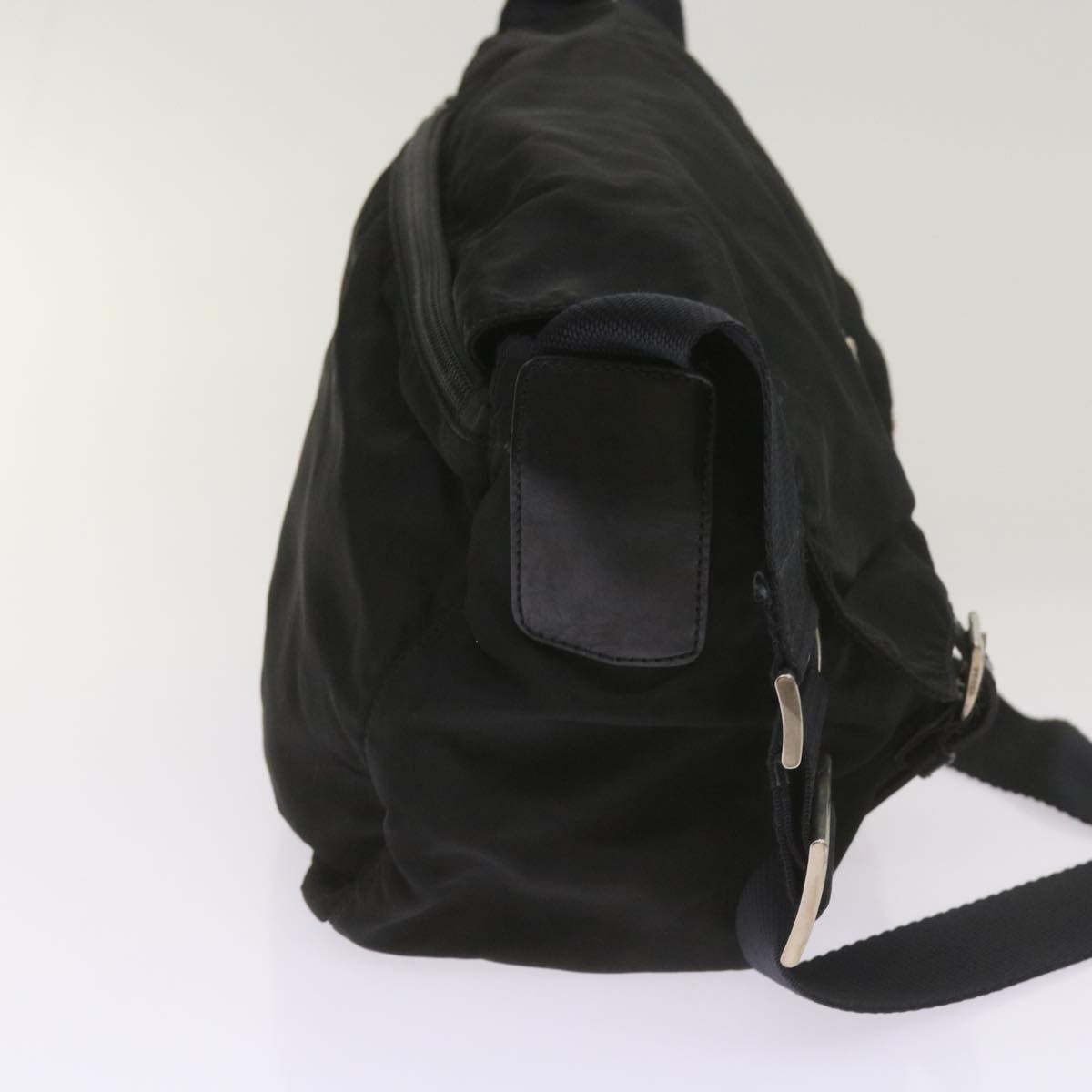 PRADA Shoulder Bag Nylon Black  bs12029