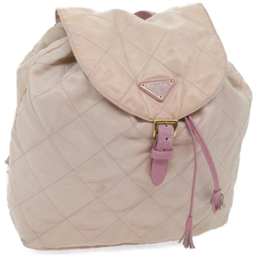 PRADA Backpack Nylon Pink  bs12082