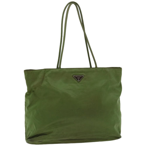 PRADA Shoulder Bag Nylon Khaki  bs12091