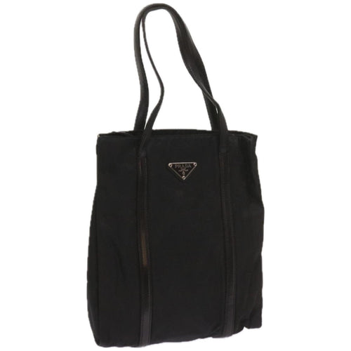 PRADA Hand Bag Nylon Black  bs12123