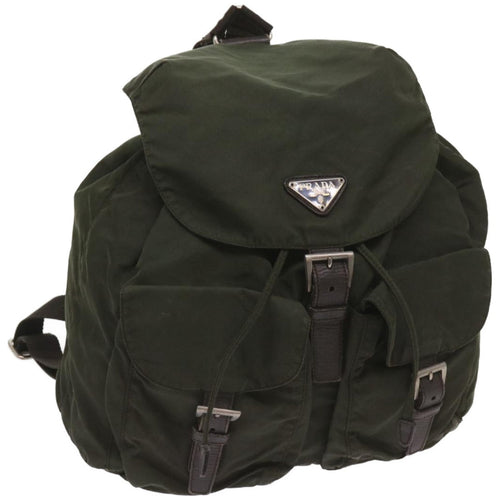 PRADA Backpack Nylon Khaki  bs12125