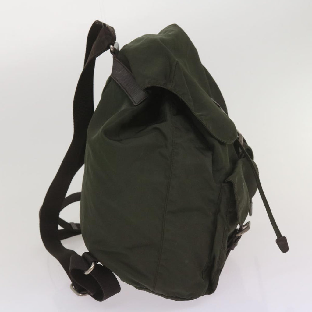 PRADA Backpack Nylon Khaki  bs12125