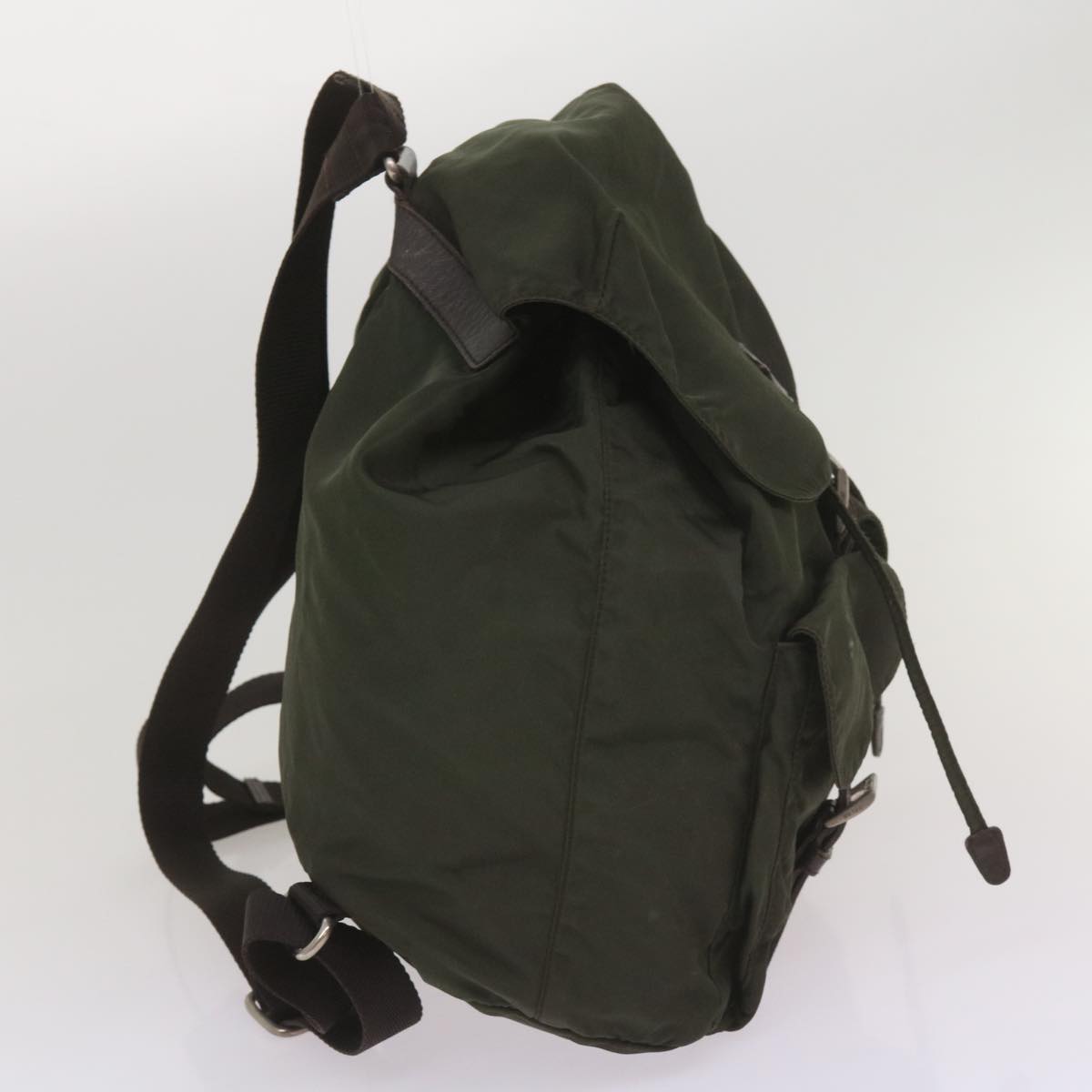 PRADA Backpack Nylon Khaki  bs12125