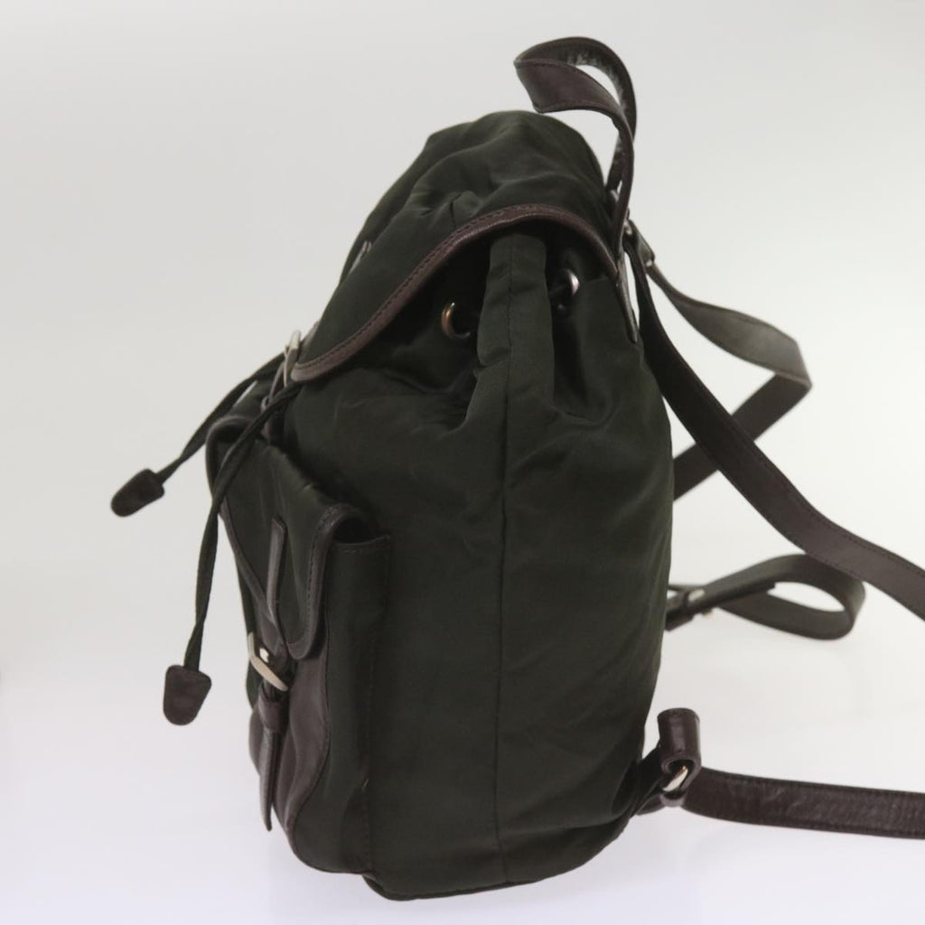 PRADA Backpack Nylon Green  bs12126