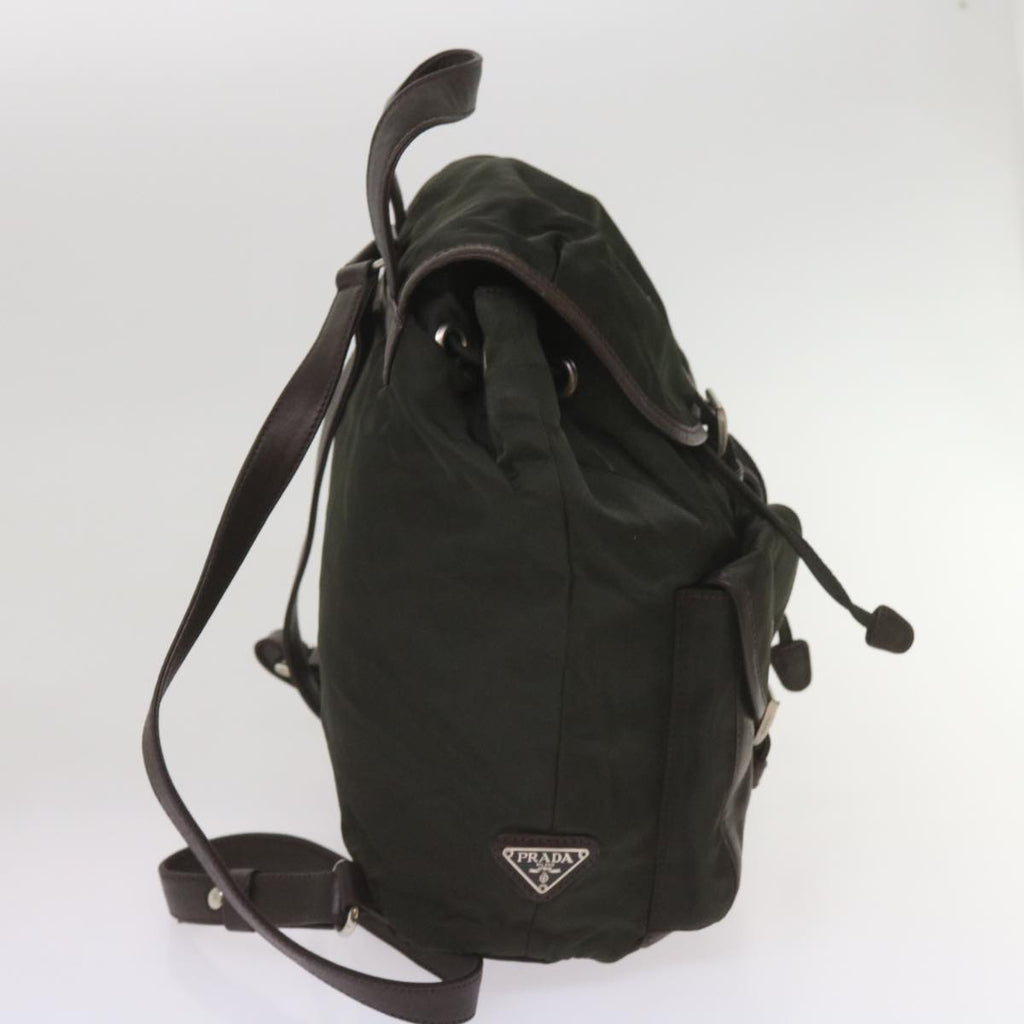 PRADA Backpack Nylon Green  bs12126