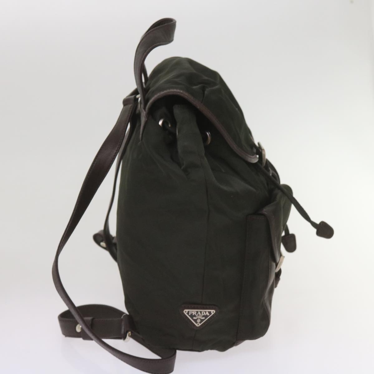 PRADA Backpack Nylon Green  bs12126