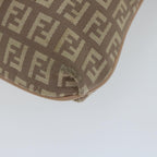 FENDI Zucchino Canvas Shoulder Bag Pinkbs12154