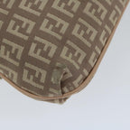 FENDI Zucchino Canvas Shoulder Bag Pinkbs12154