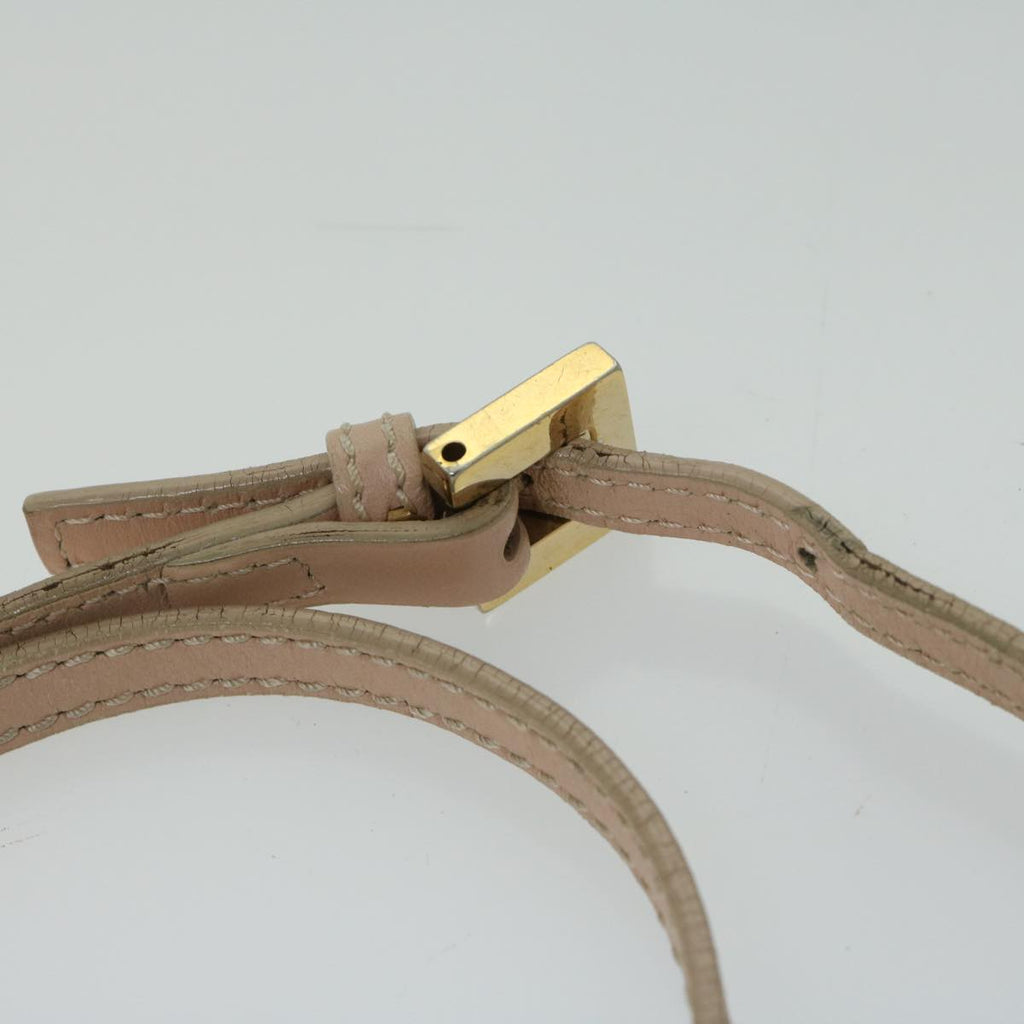 FENDI Zucchino Canvas Shoulder Bag Pinkbs12154