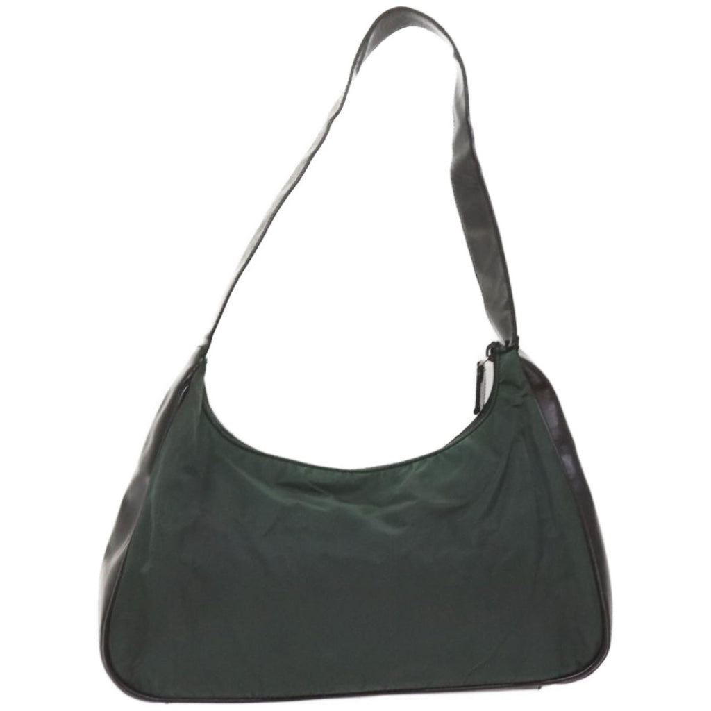 PRADA Shoulder Bag Nylon Khaki  bs12155