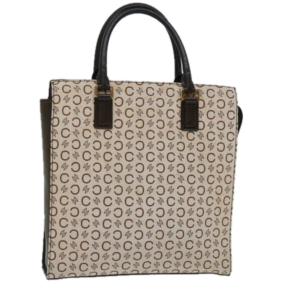 CELINE C Macadam Canvas Hand Bag Whe  12205