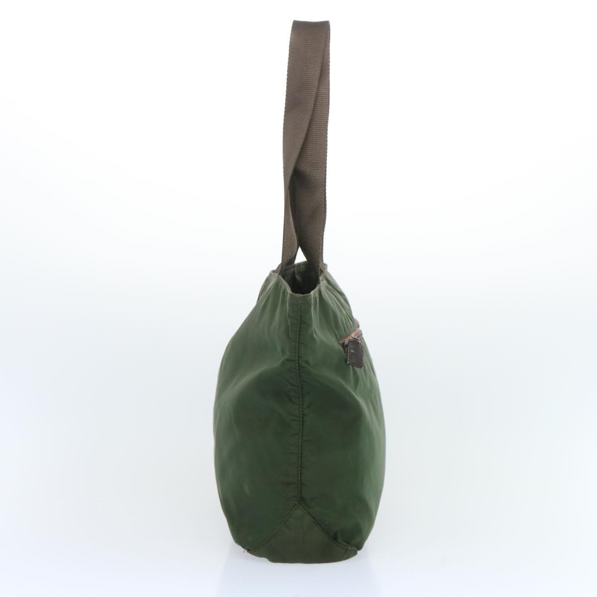 PRADA Tote Bag Nylon Khaki  bs12208