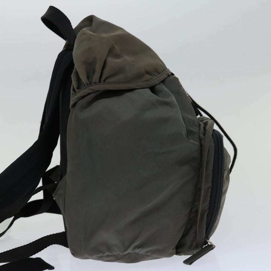 PRADA Backpack Nylon Gray bs12211