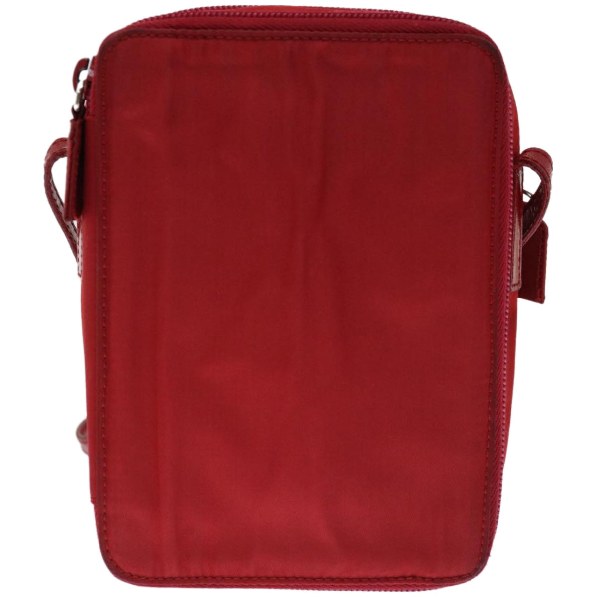 PRADA Shoulder Bag Nylon Red  bs12212