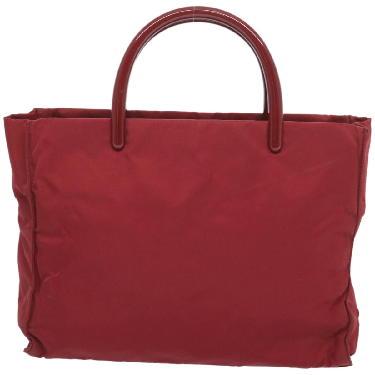 PRADA Hand Bag Nylon Red  bs12218